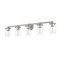 Z-Lite Thayer Vanity, 5-Light, 39 In.W x 5.75 In.L x 8.75 In.H, Brushed Nickel/Clear 742-5V-BN - alternate 6